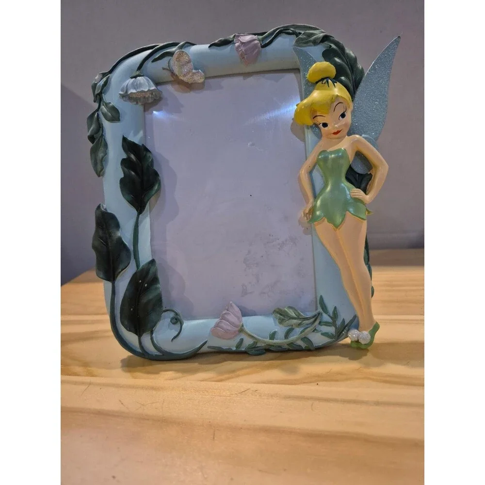 Disney Enesco Tinker Bell Picture 3D Frame Leaves Tinkerbell 4x6